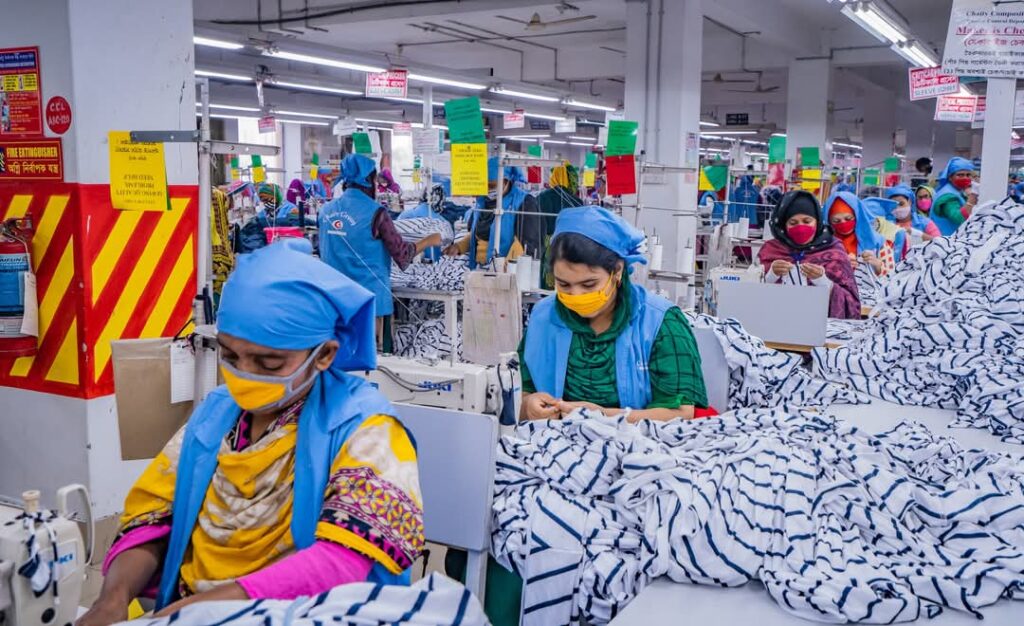 Garments worker